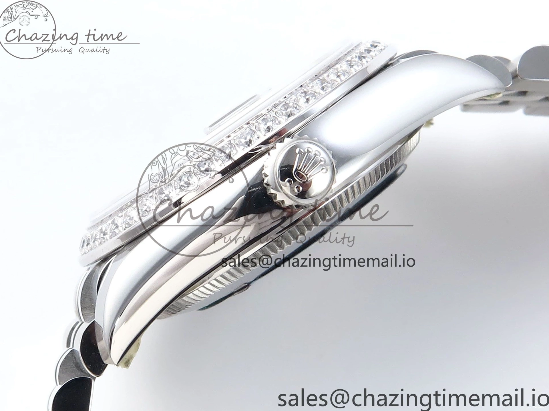 Dial White 31 ARF 1:1 Bezel SS ETA DateJust Best 2688 Jubilee Roman Steel Edition 278384RBR Bracelet Diamonds 904L on 0125